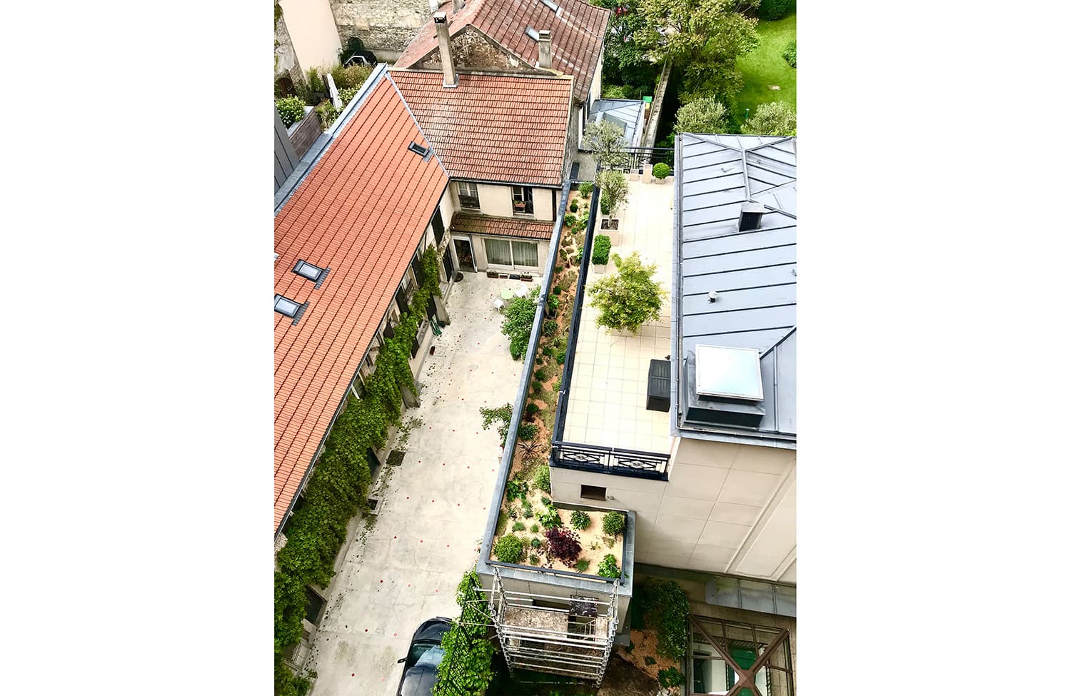 paris XVI haussman jardin